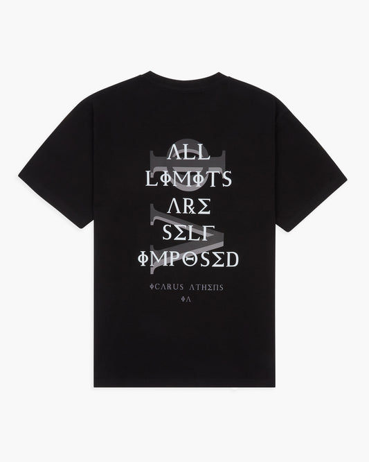 All Limits Are Self Imposed Heavyweight T-Shirt - Black