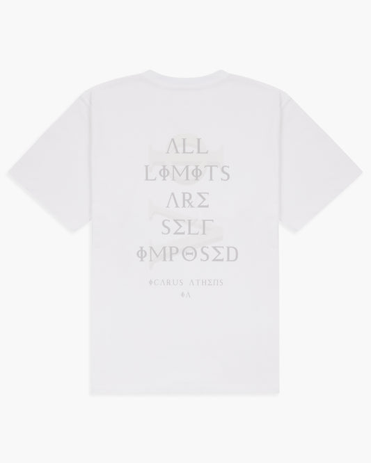 All Limits Are Self Imposed Heavyweight T-Shirt - White